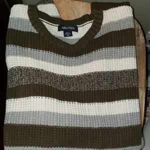 Mens nautical striped sweater